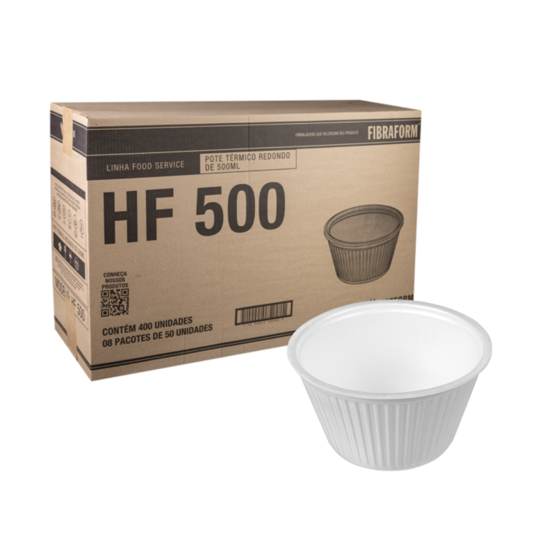 POTE TERMICO REDONDO 500ML HF-500