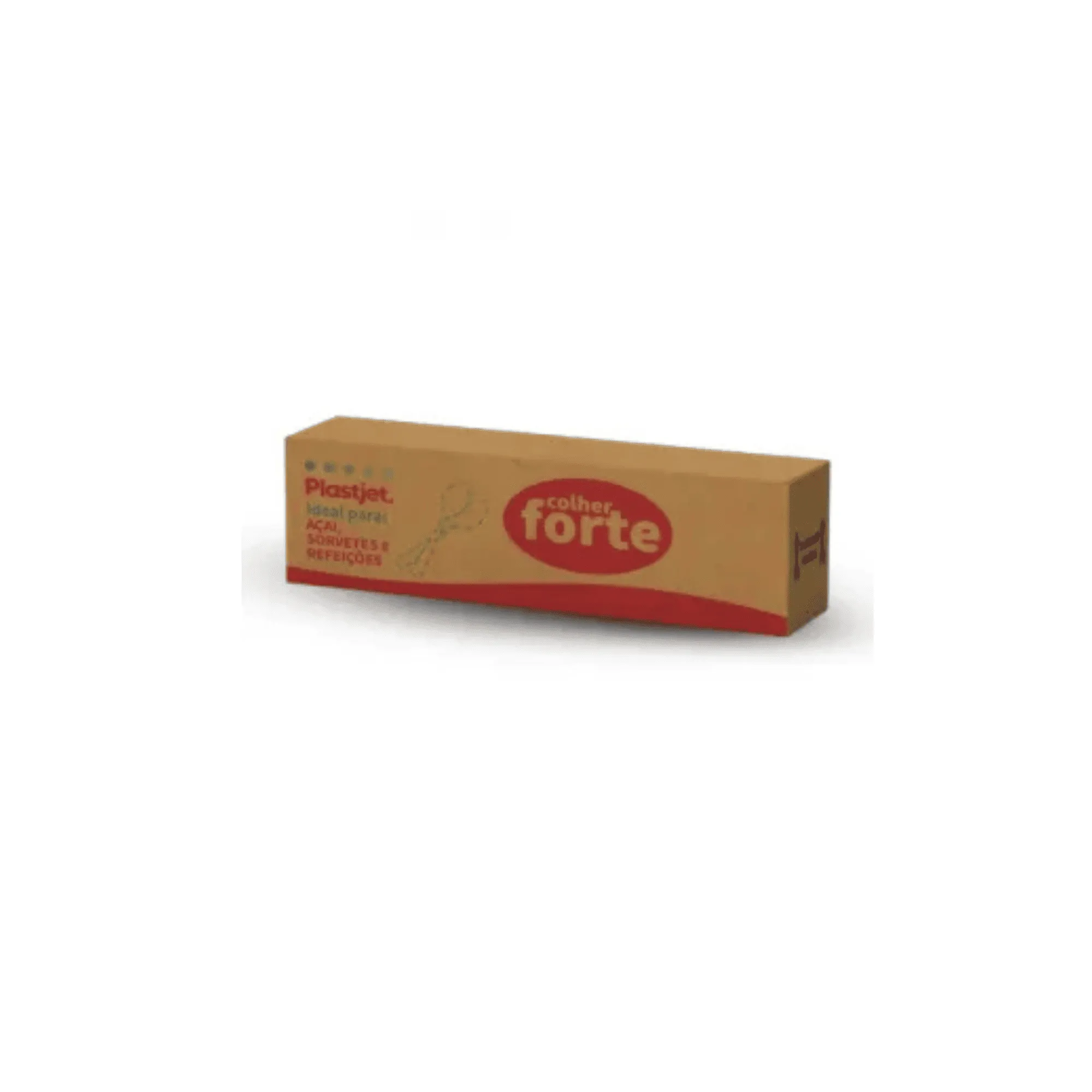 COLHER FORTE 16 CM BRANCA CX C/ 500 UNI - Imagem 4