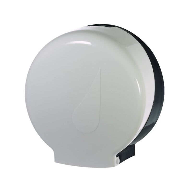DISPENSER PAPEL HIGIENICO EM ROLO DROPY BLACK WHITE BRANSUL