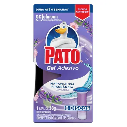 PATO GEL ADES LAVANDA REFIL 6 DISC. 38GR