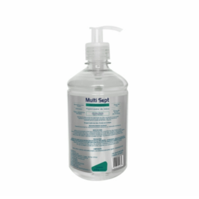 MULTI SEPT GEL ANTISSÉPTICO - ÁLCOOL GEL 70% 1 L - VÁLV. PUMP TRILHA