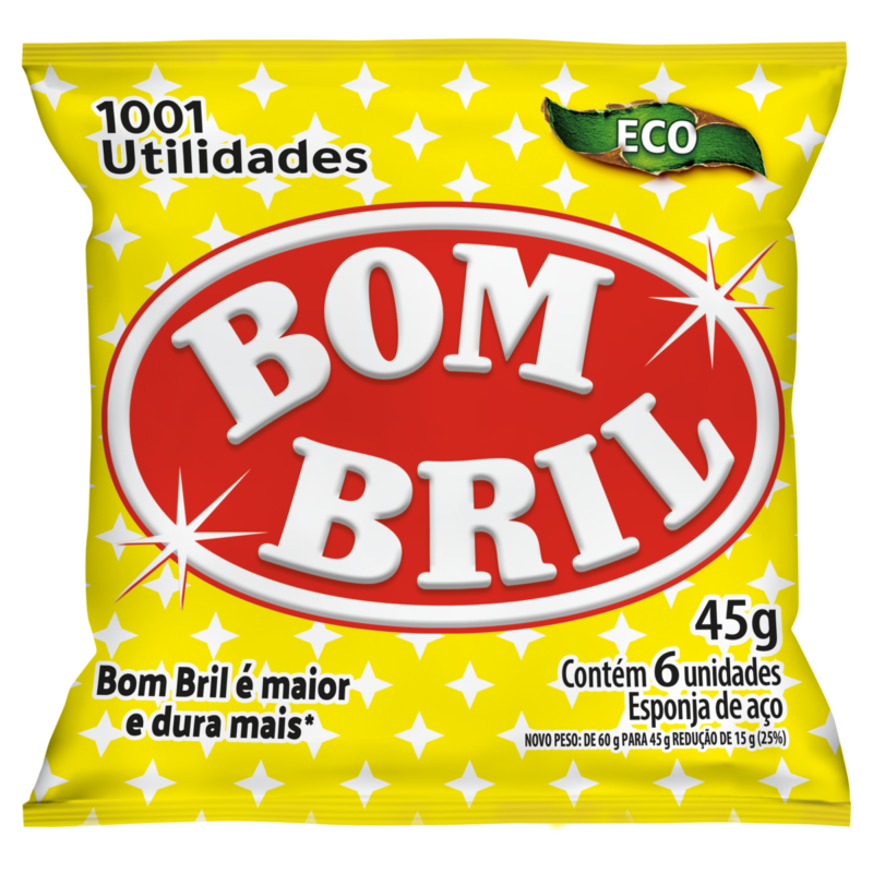 AÇO BOMBRIL C/6 45G